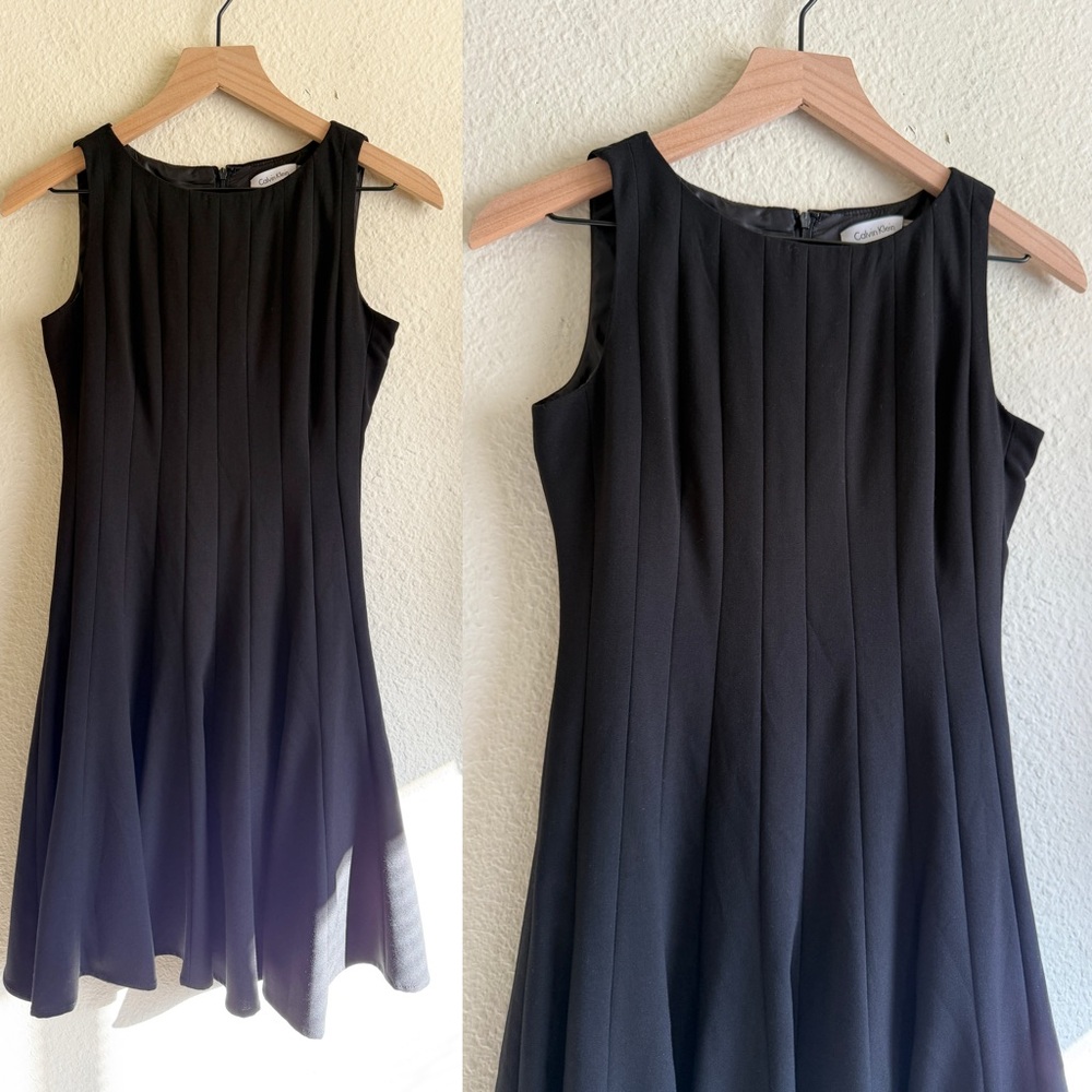 Calvin Klein Black Mini Dress-Size 2P
